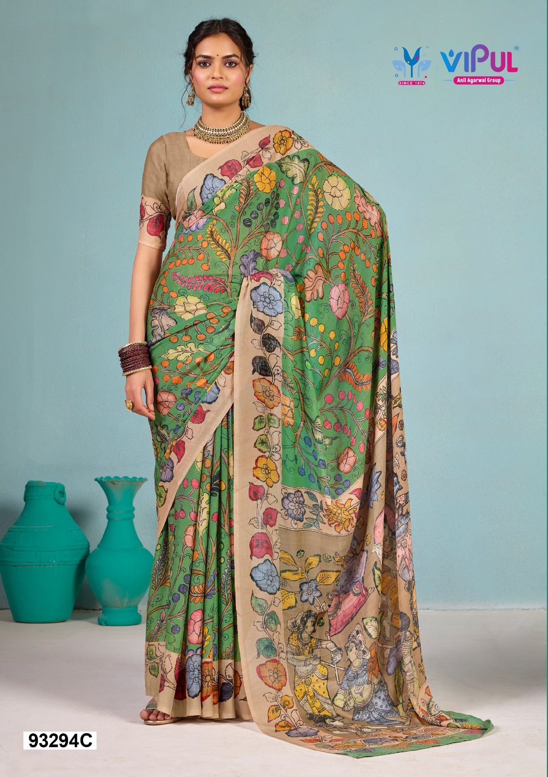 93294-C Antique Royal Vol 25 Vipul Soft Georgette Sarees