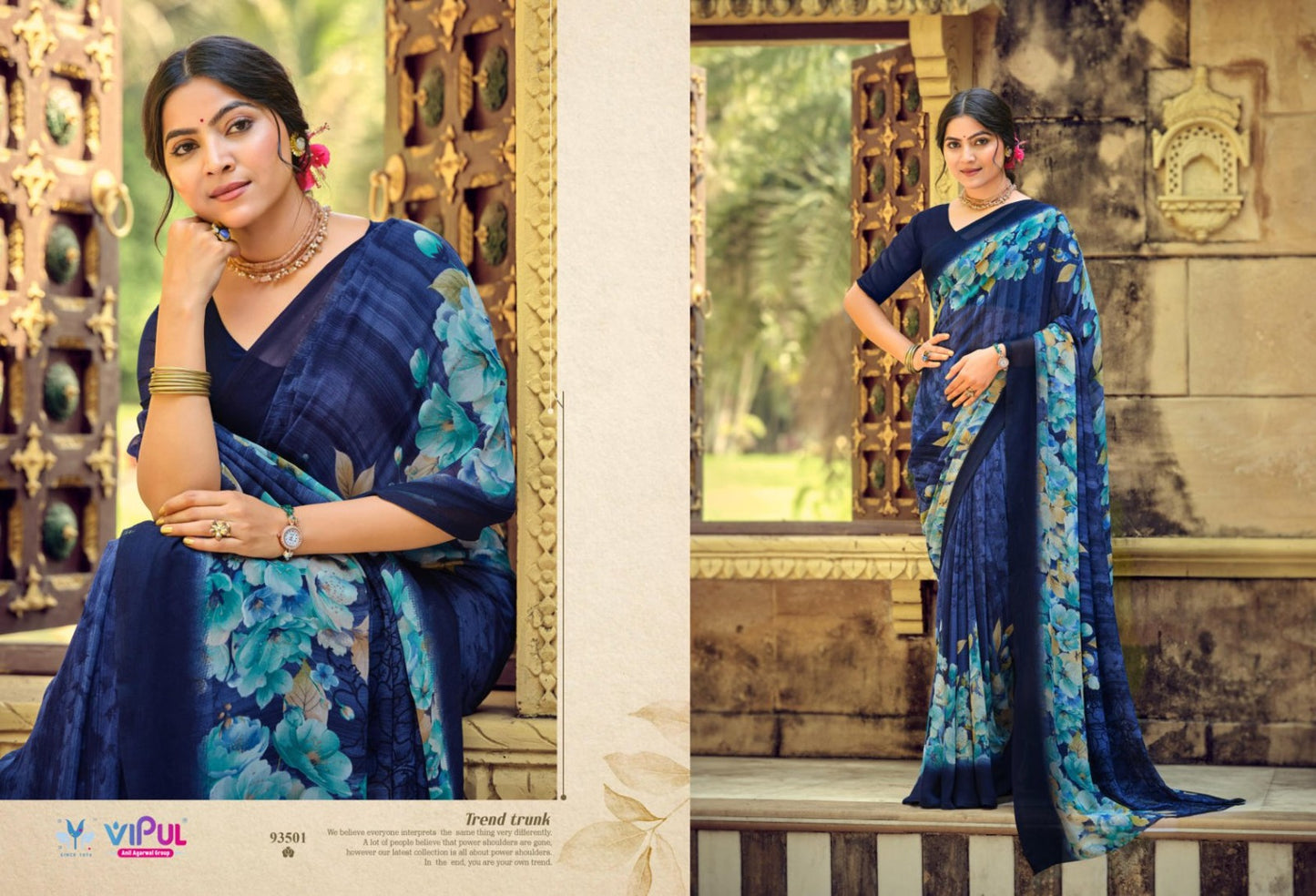 93501 Simrah Vol 17 Vipul Georgette Sarees