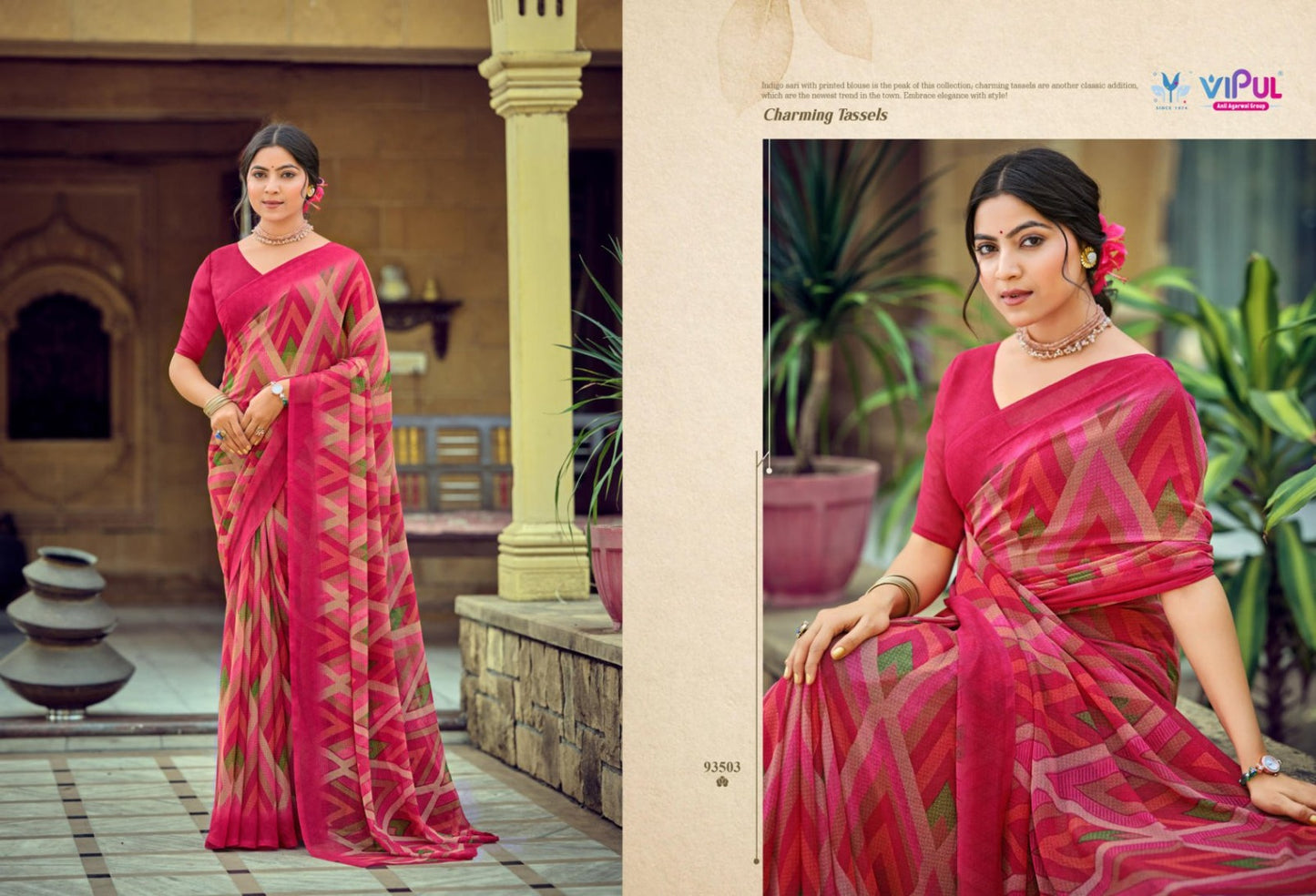93503 Simrah Vol 17 Vipul Georgette Sarees
