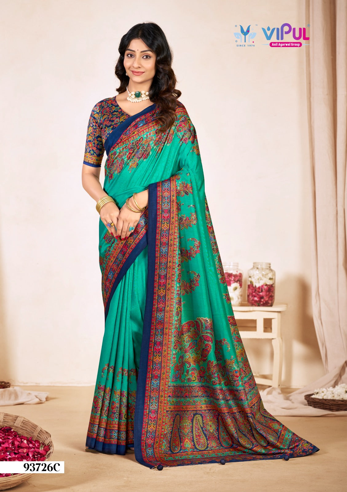 93726-C Vipul Silk Sarees