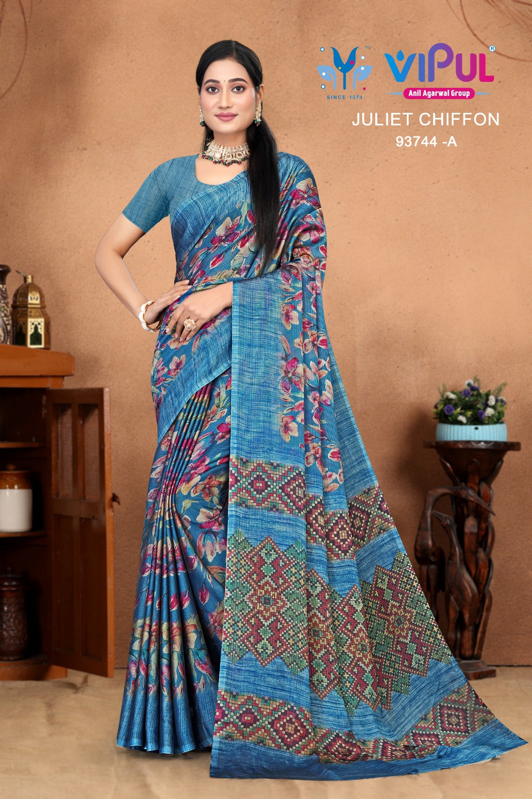 93744-A Juliet Vipul Chiffon Sarees