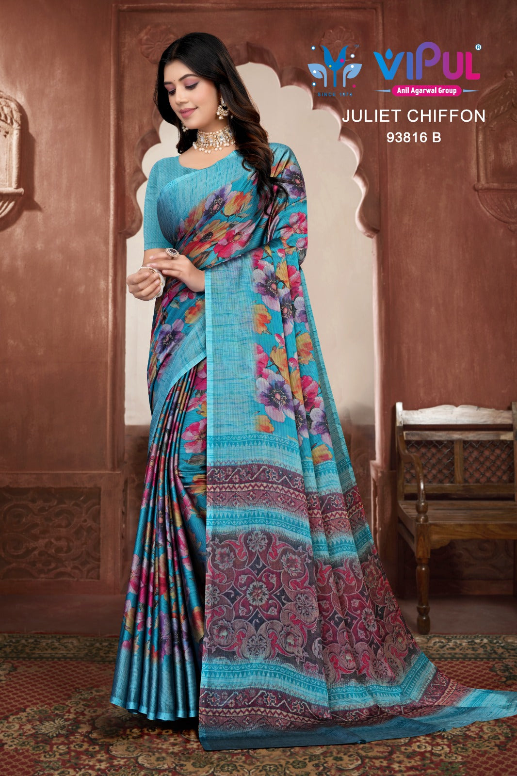 93816-B Juliet Vipul Chiffon Sarees