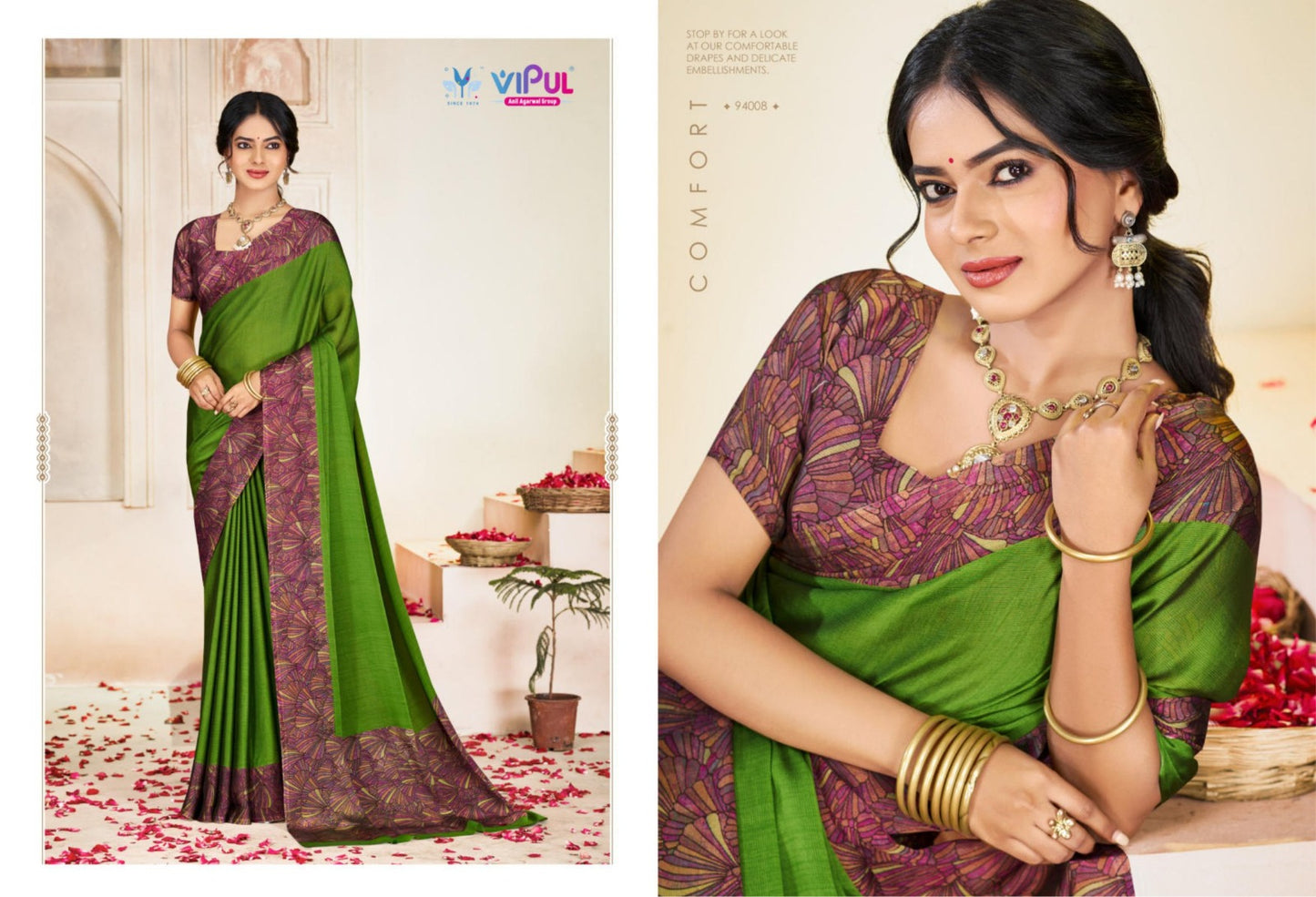 94008 Juliet Vol 26 Vipul Chiffon Sarees