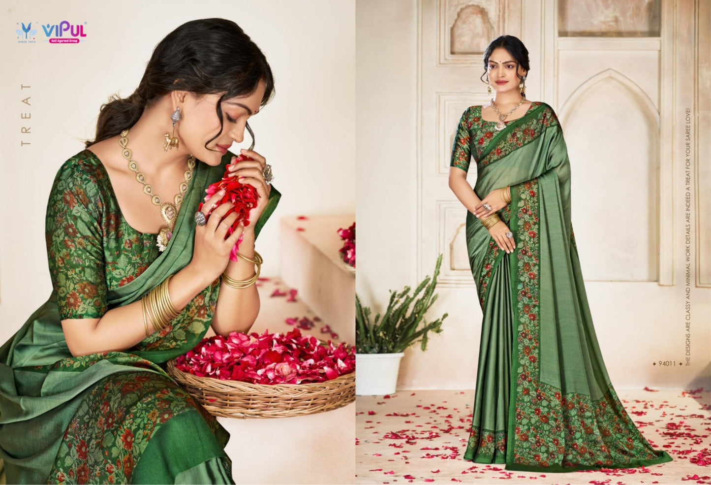 94011 Juliet Vol 26 Vipul Chiffon Sarees