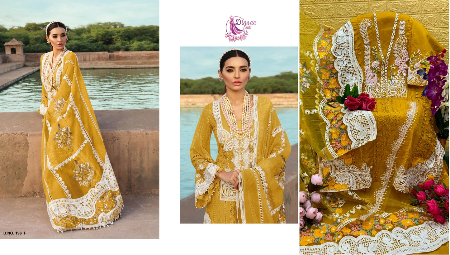 196F Dinsaa Suit Pakistani Salwar Suits