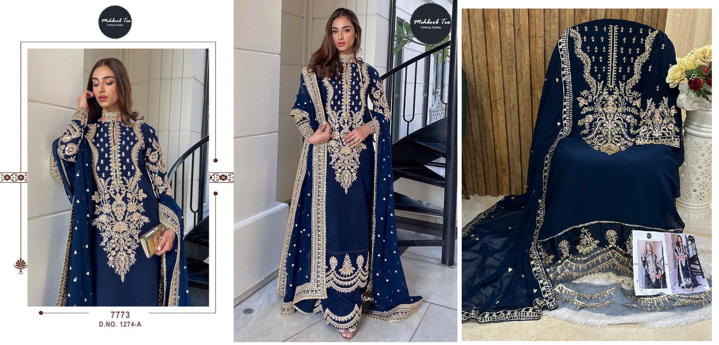 1274A Mehboob Tex Pakistani Salwar Suits