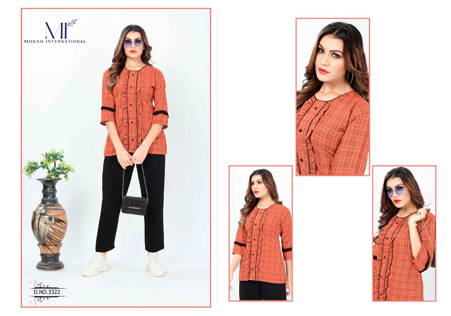 3322 Gattu Vol 2 Moksh Women Top