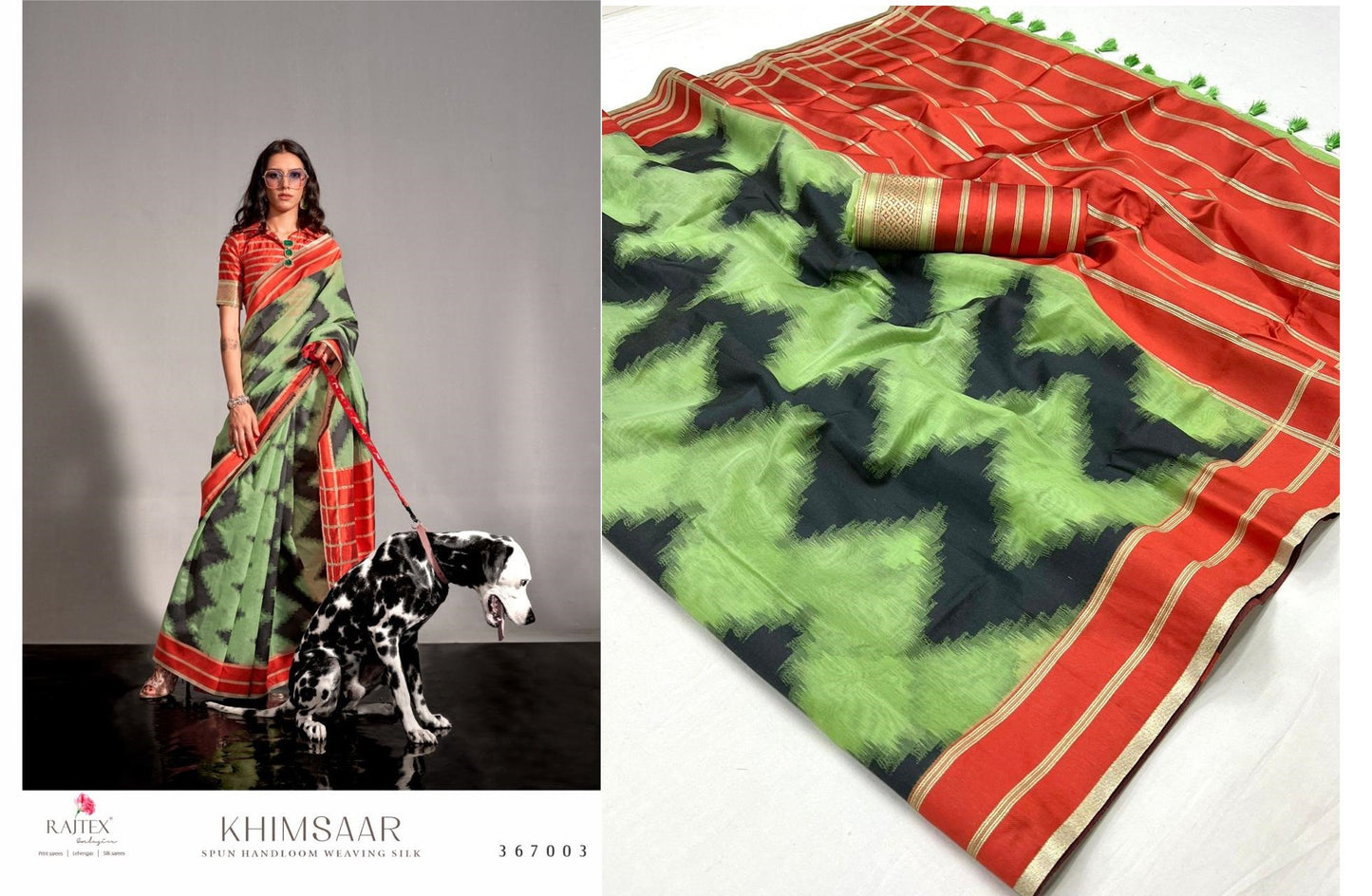 367003 Khimsaar Rajtex Sarees