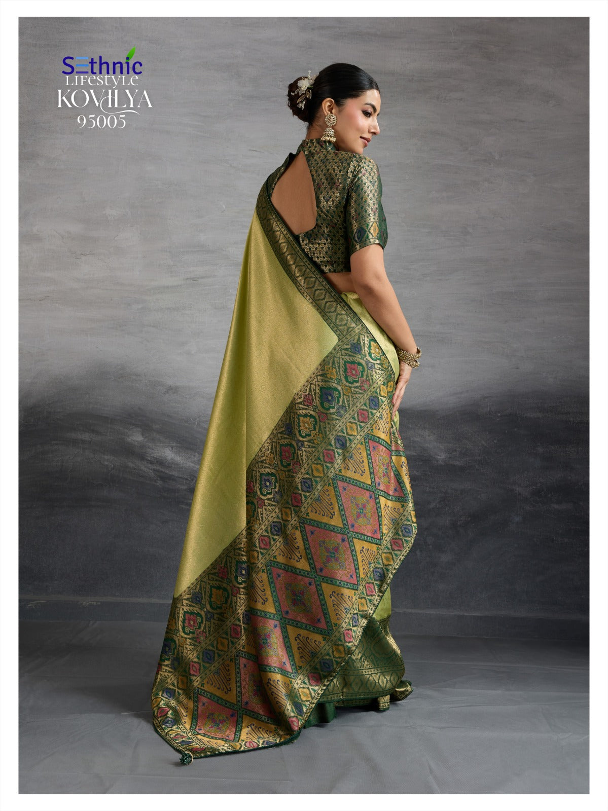 95005 Kovilya Vol 2 Sethnic Soft Silk Sarees