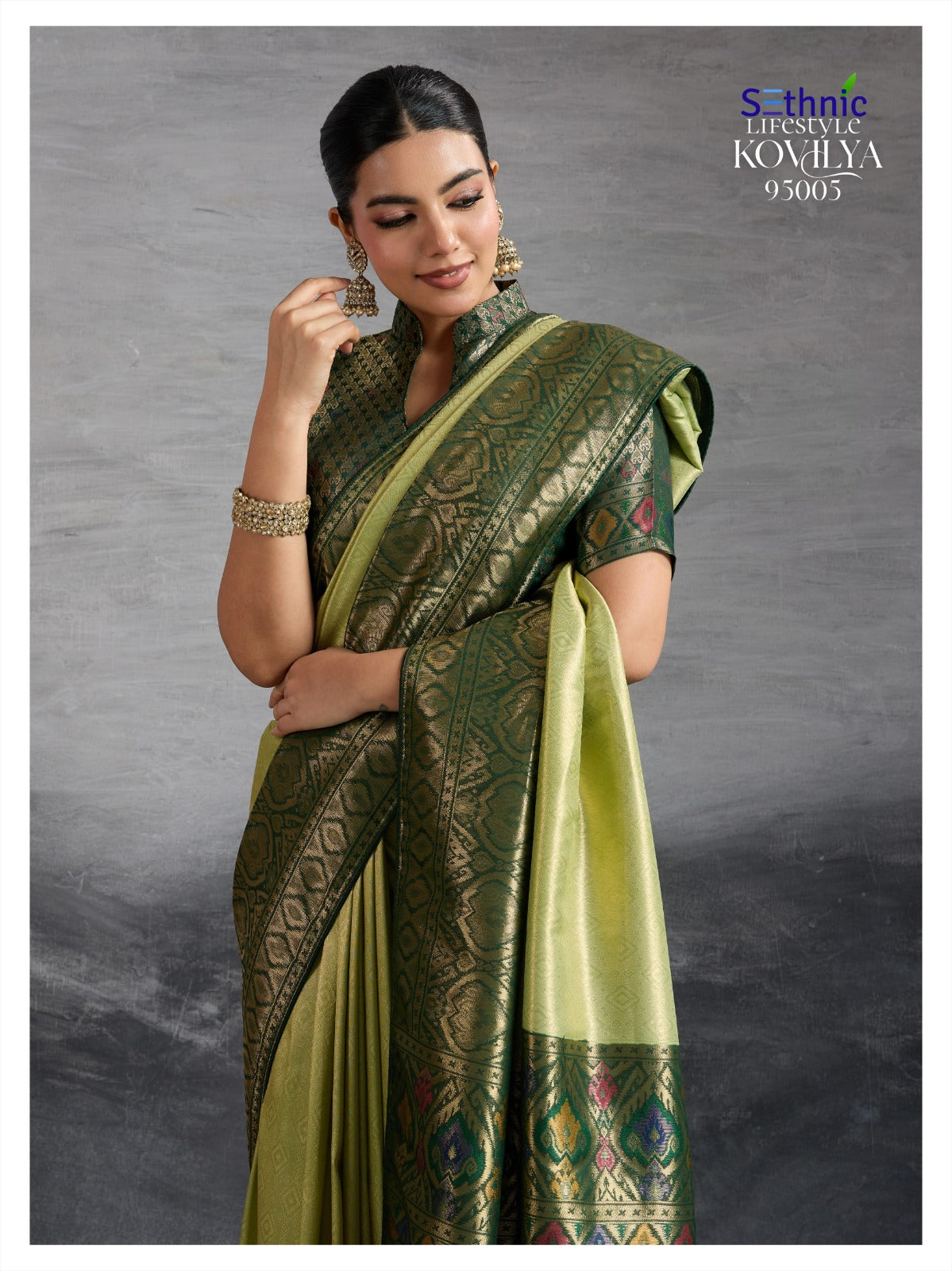 95005 Kovilya Vol 2 Sethnic Soft Silk Sarees