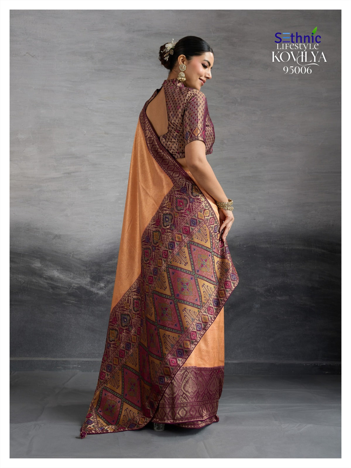 95006 Kovilya Vol 2 Sethnic Soft Silk Sarees