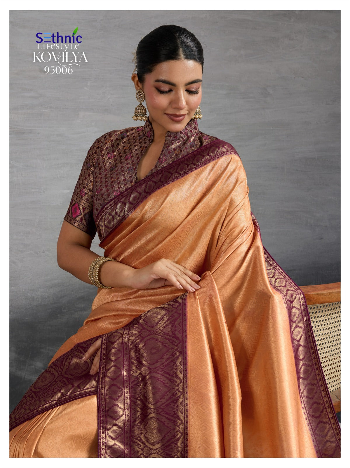 95006 Kovilya Vol 2 Sethnic Soft Silk Sarees