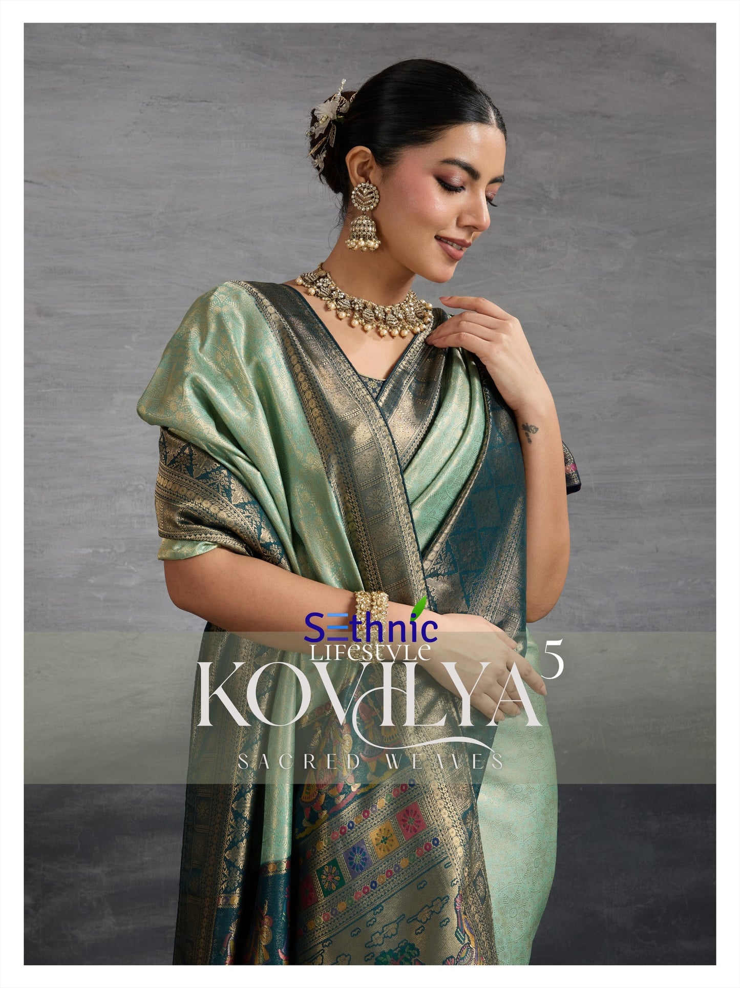 95019 Kovilya Vol 5 Sethnic Kanjivaram Silk Sarees