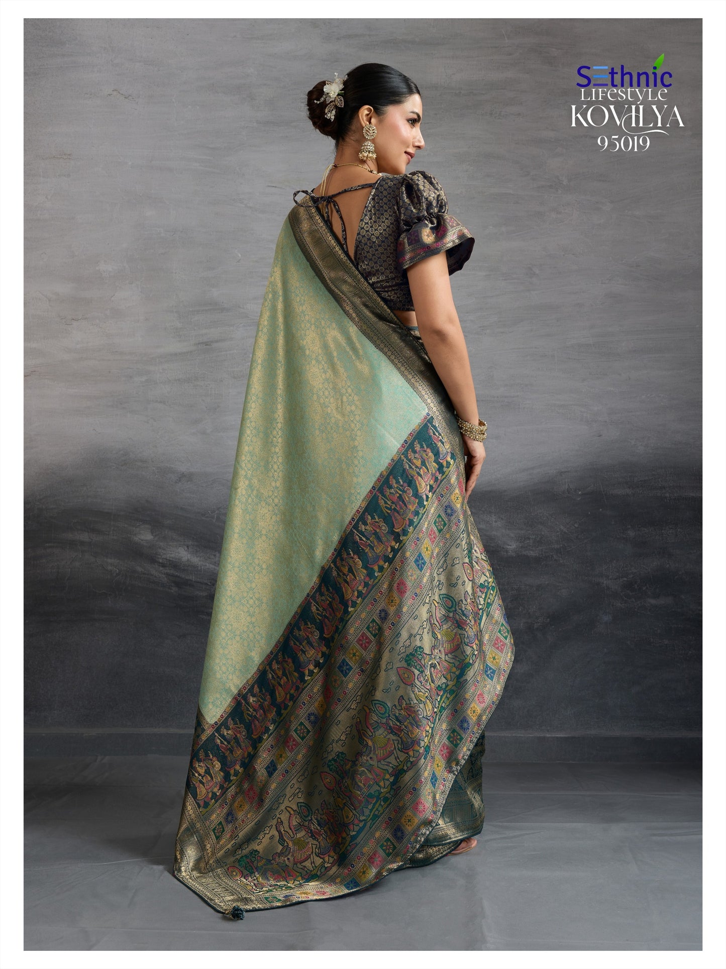 95019 Kovilya Vol 5 Sethnic Kanjivaram Silk Sarees