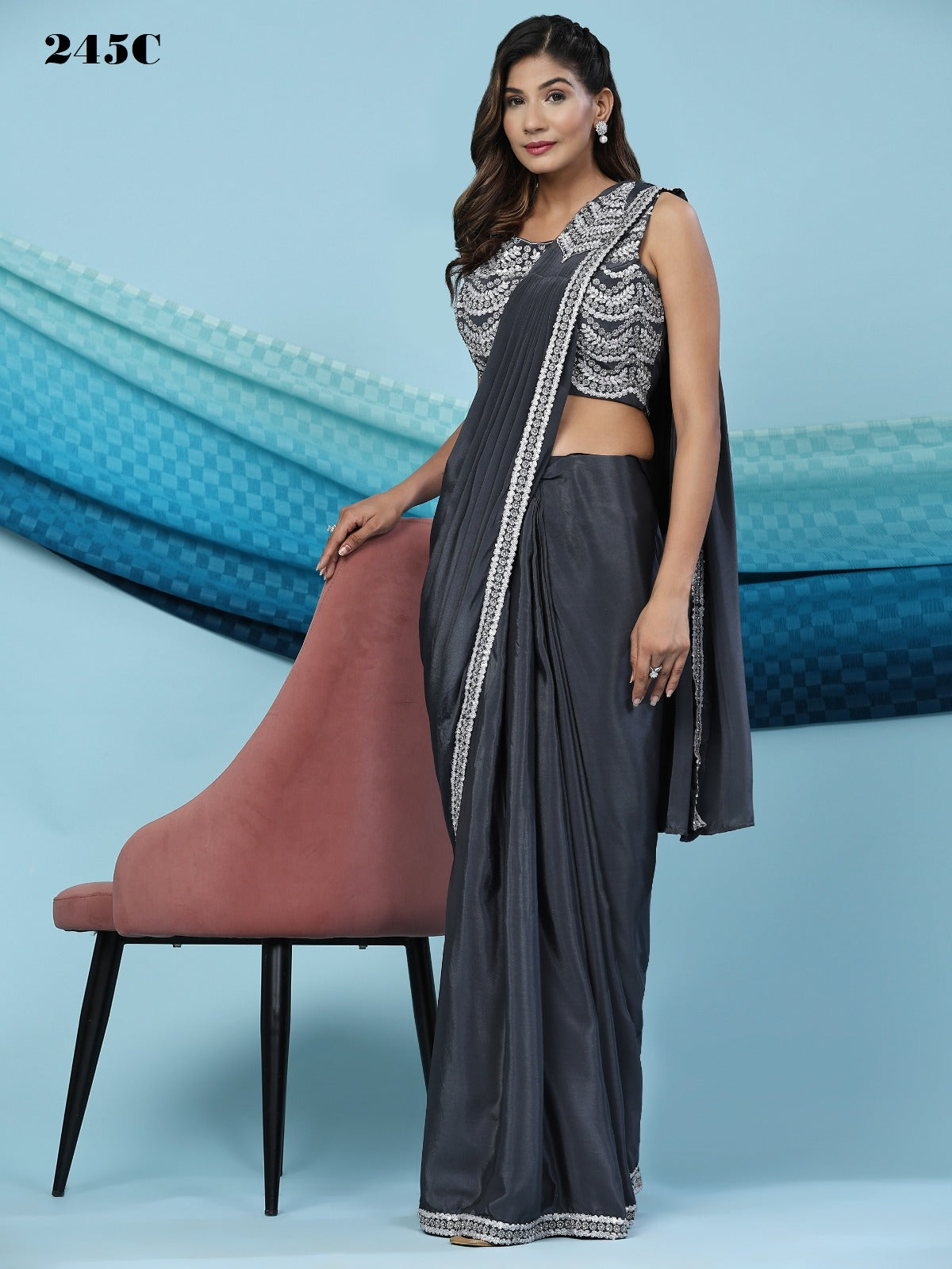 245-C Amoha Ready To Wear Saree