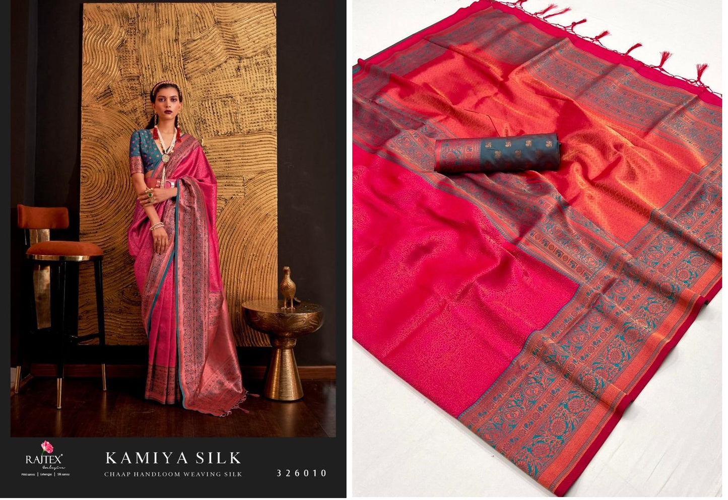 326010 Kamiya Rajtex Sarees