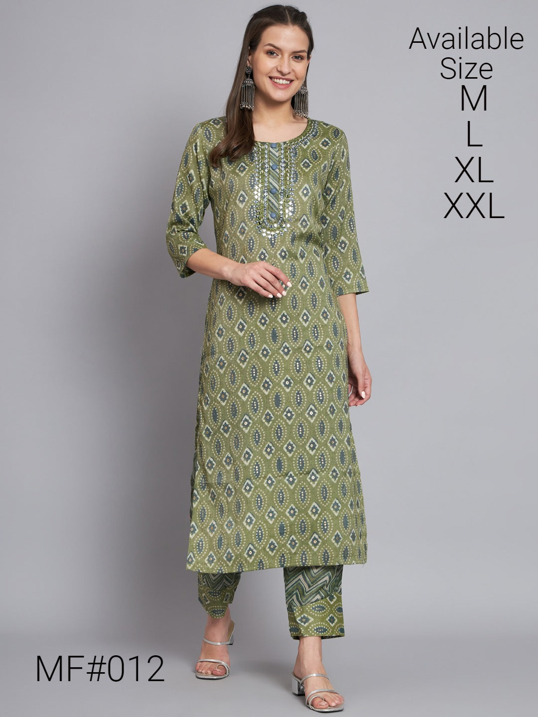 Mf 012 Msm Kurti Pant Set