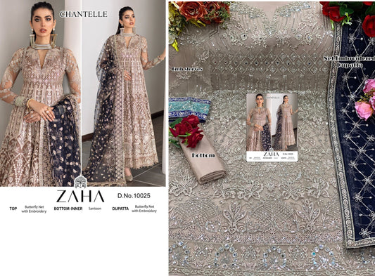 Dn-10025 Zaha Pakistani Salwar Suits