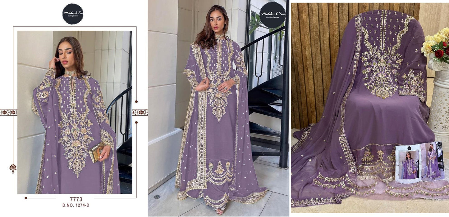 1274D Mehboob Tex Pakistani Salwar Suits