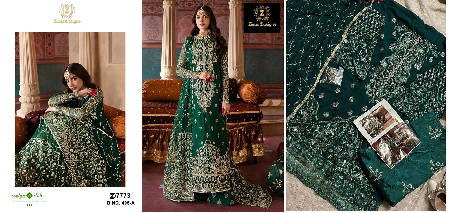 405A Ziaaz Designs Pakistani Salwar Suits