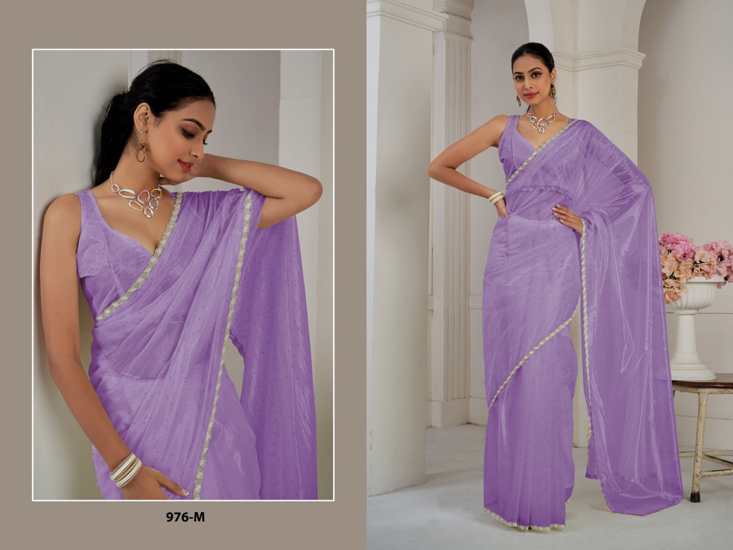 976M Mehek Organza Sarees