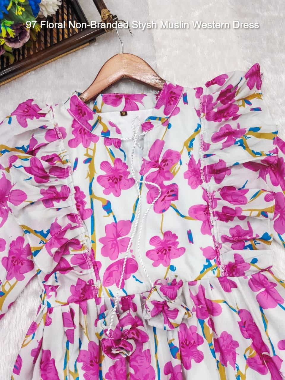 97 Floral Non-Branded Stysh Muslin Western Dress