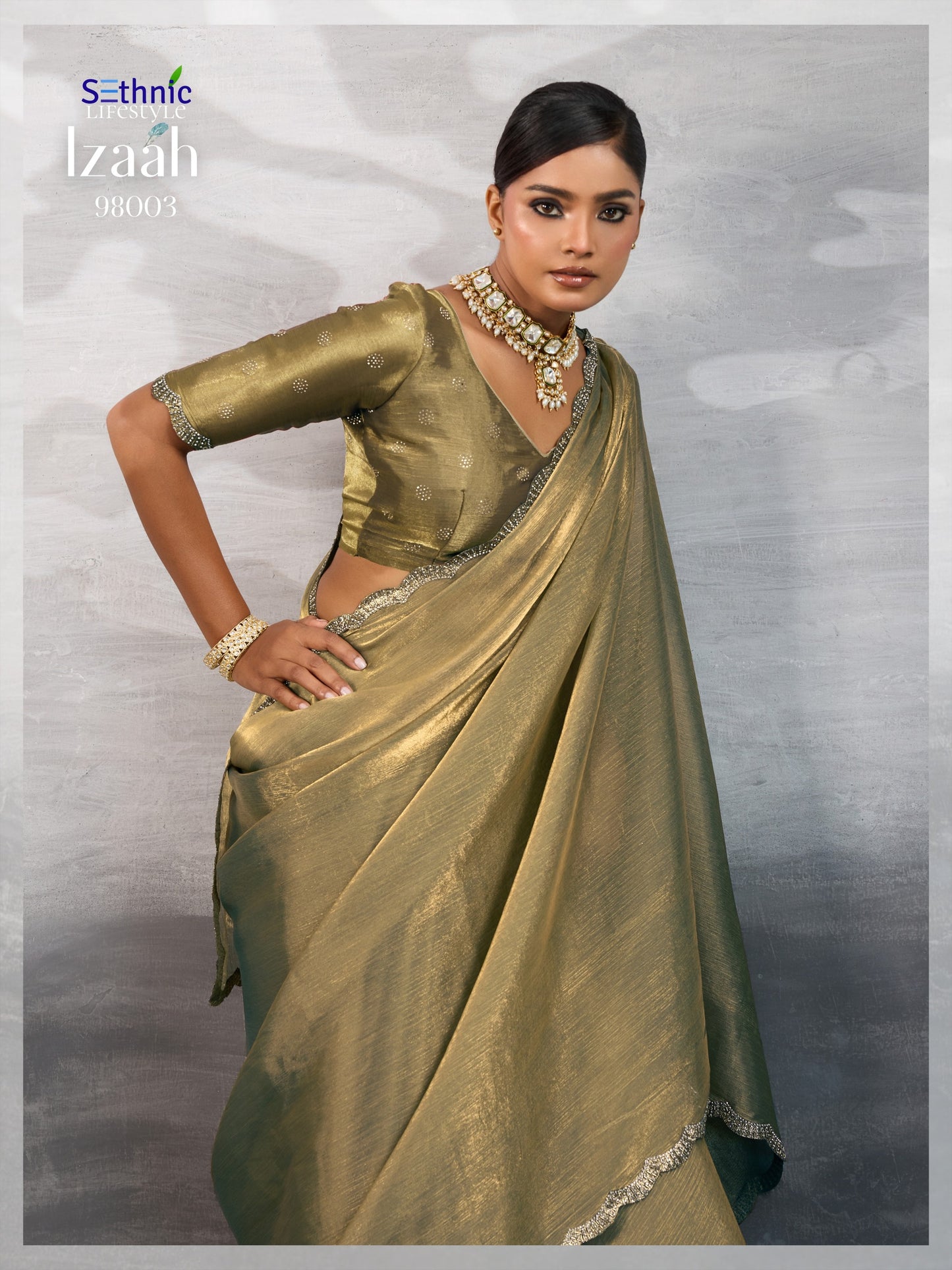 98003 Izaah Sethnic Chiffon Sarees