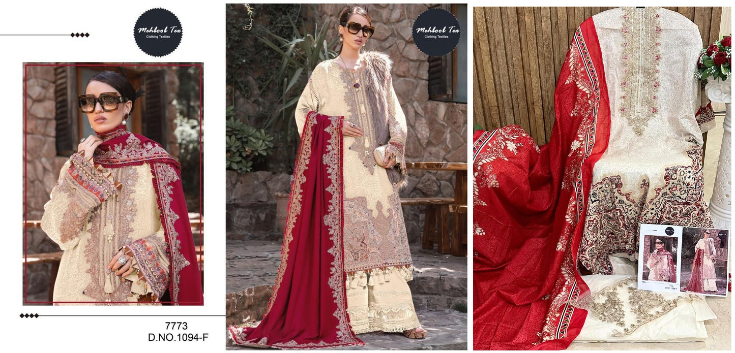 1094F Mehboob Tex Pakistani Salwar Suits