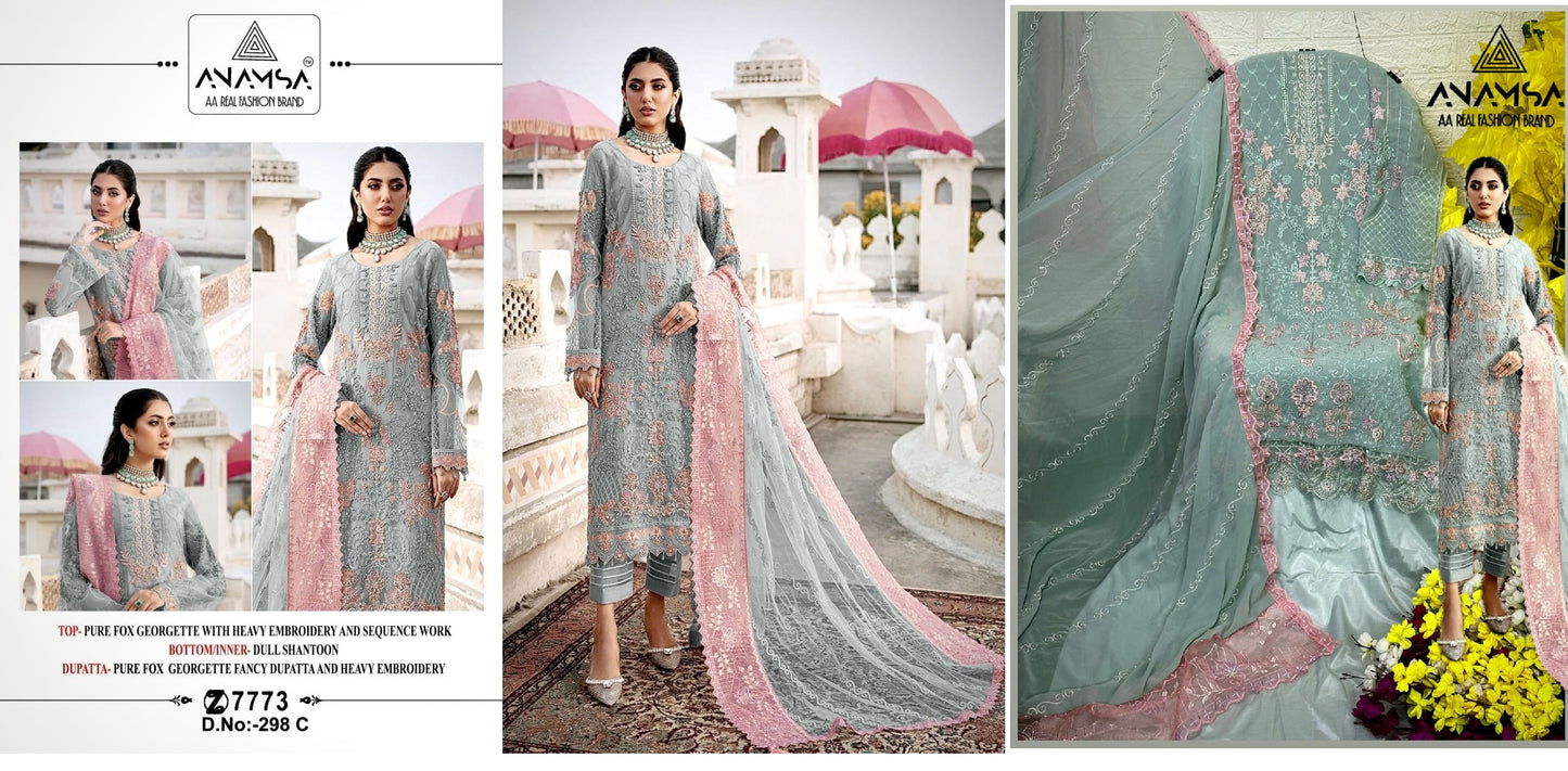 298C Anamsa Pakistani Salwar Suits
