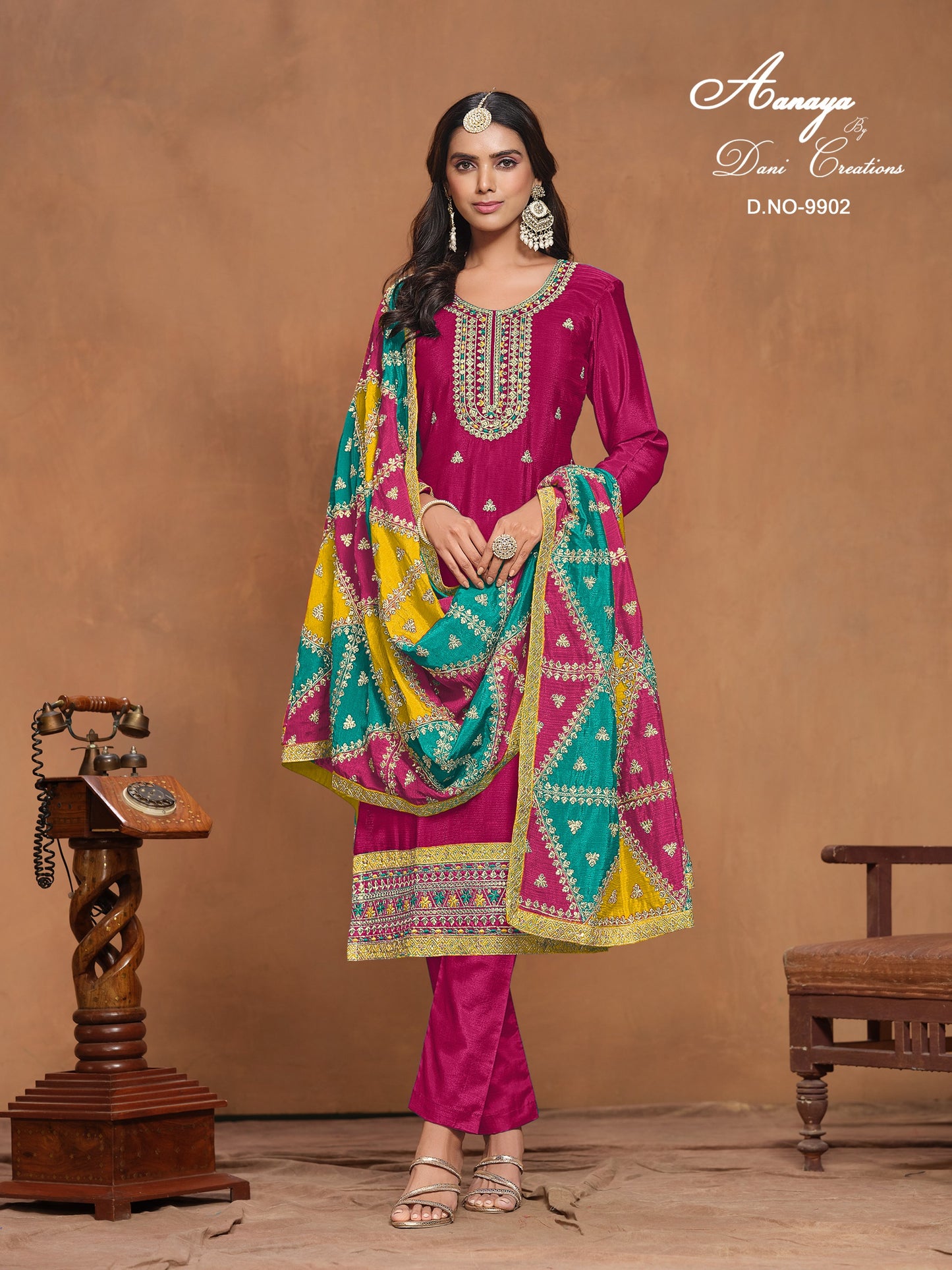 9902 Aanaya Vol 199 Dani Creation Pakistani Salwar Suits