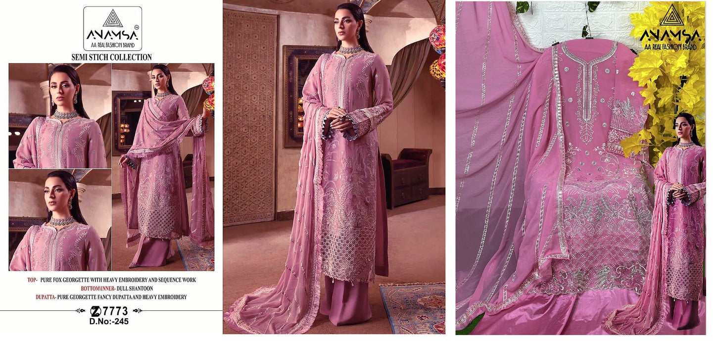 245 Anamsa Pakistani Salwar Suits