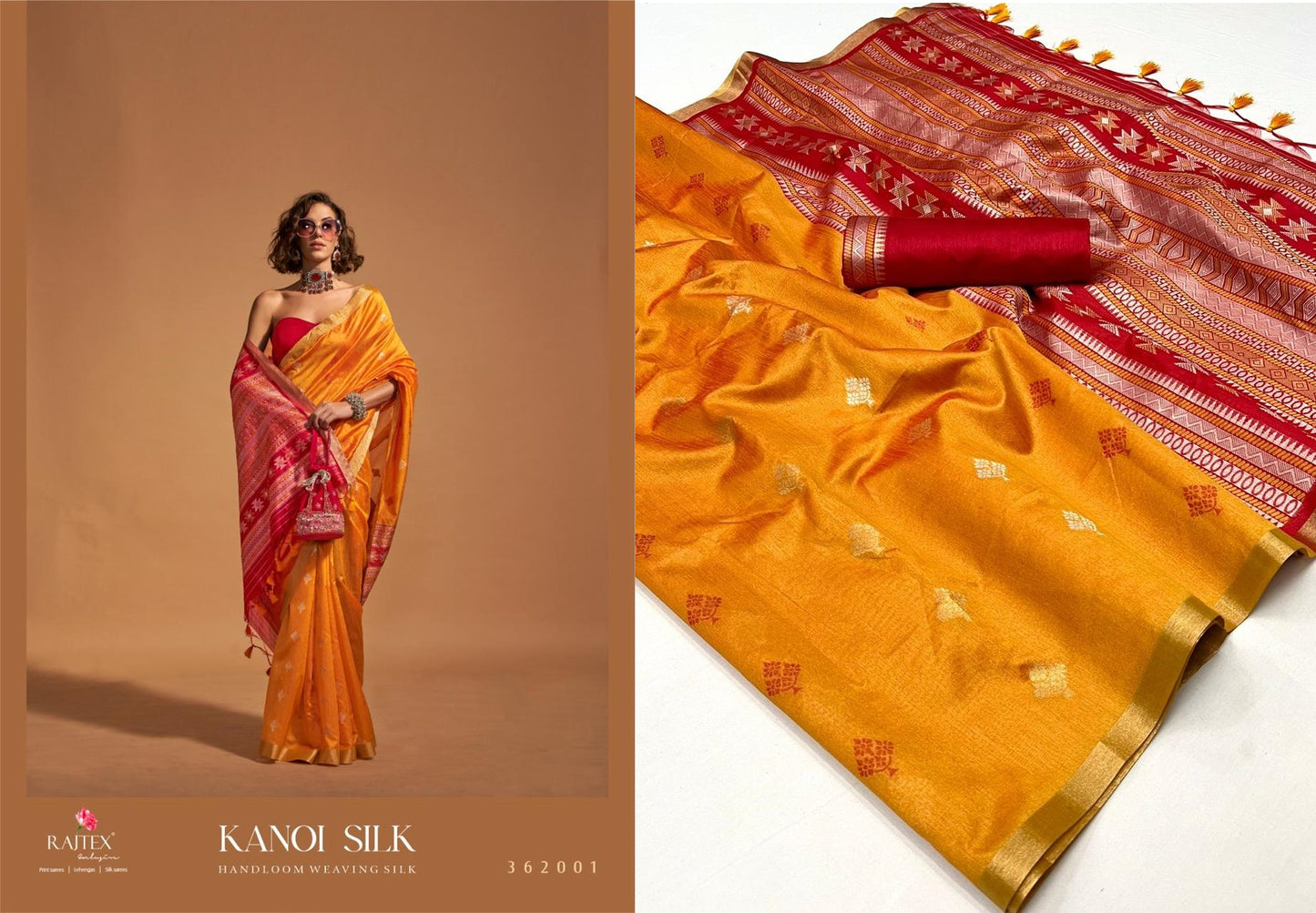 362001 Kanoi Rajtex Sarees