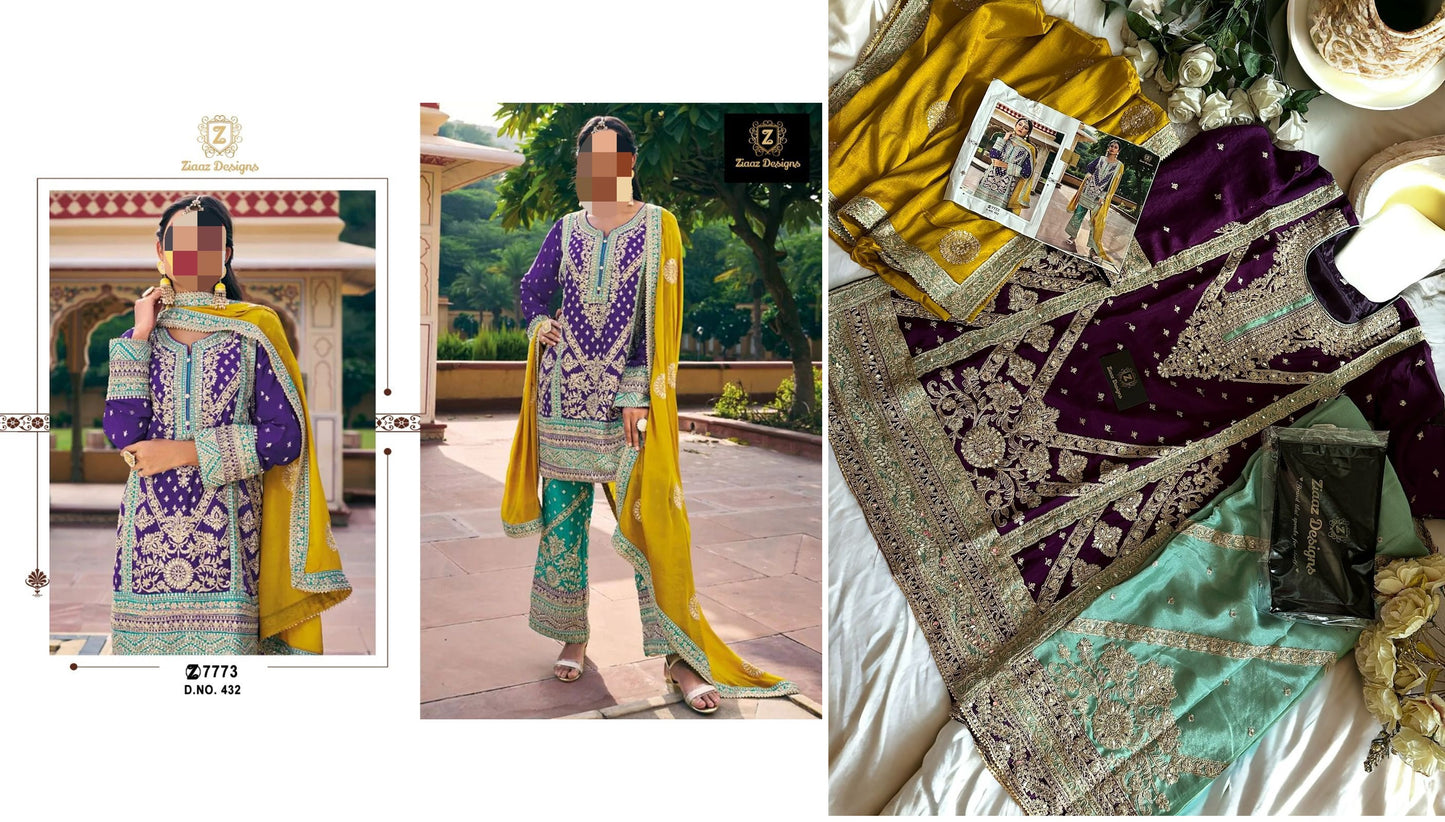 432 Ziaaz Designs Pakistani Readymade Suits