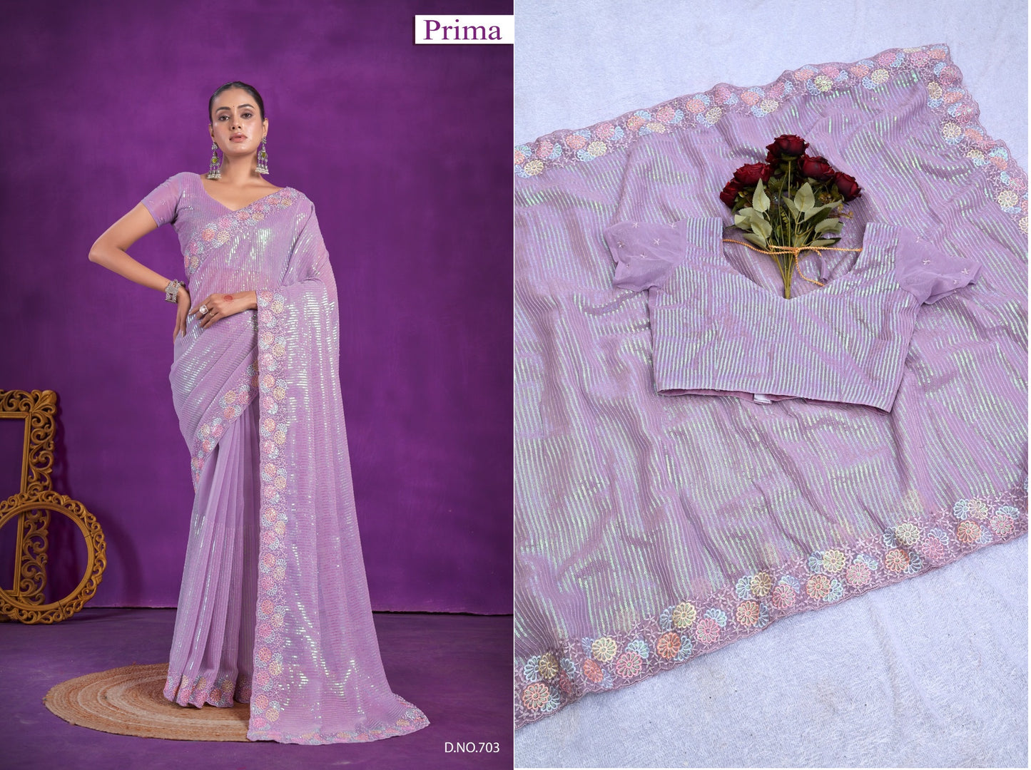 703 Prima Sarees