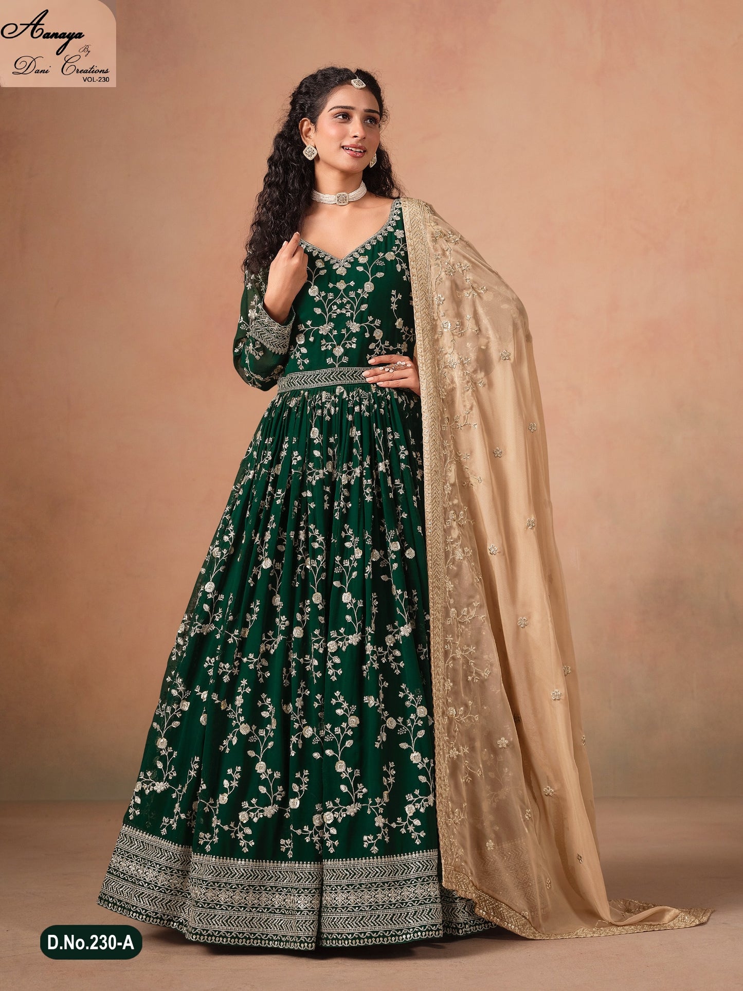 Aanaya Vol 230A Dani Creation Faux Georgette Pakistani Salwar Suits
