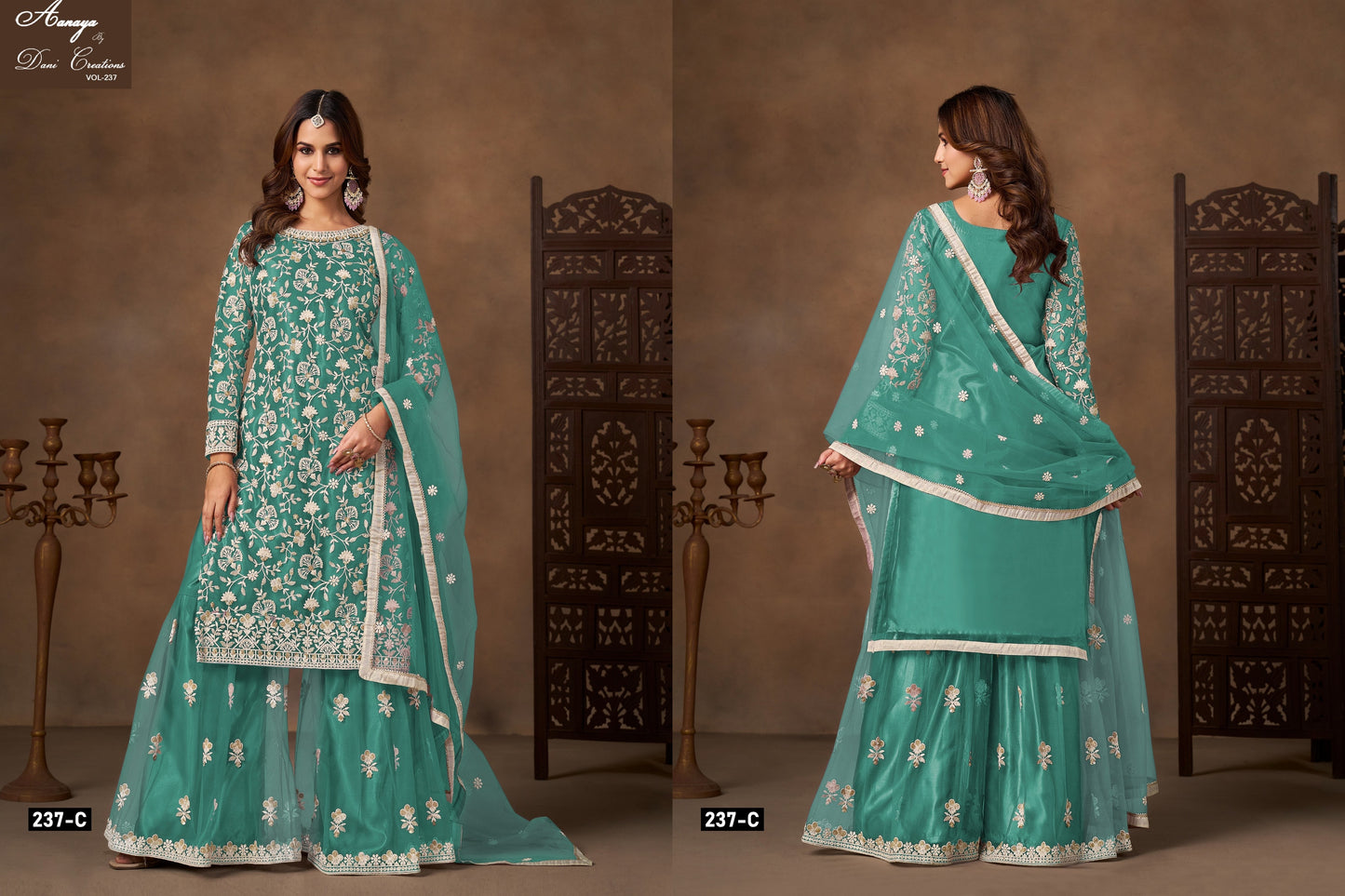 Aanaya Vol 237-C Dani Creation Net Pakistani Salwar Suits