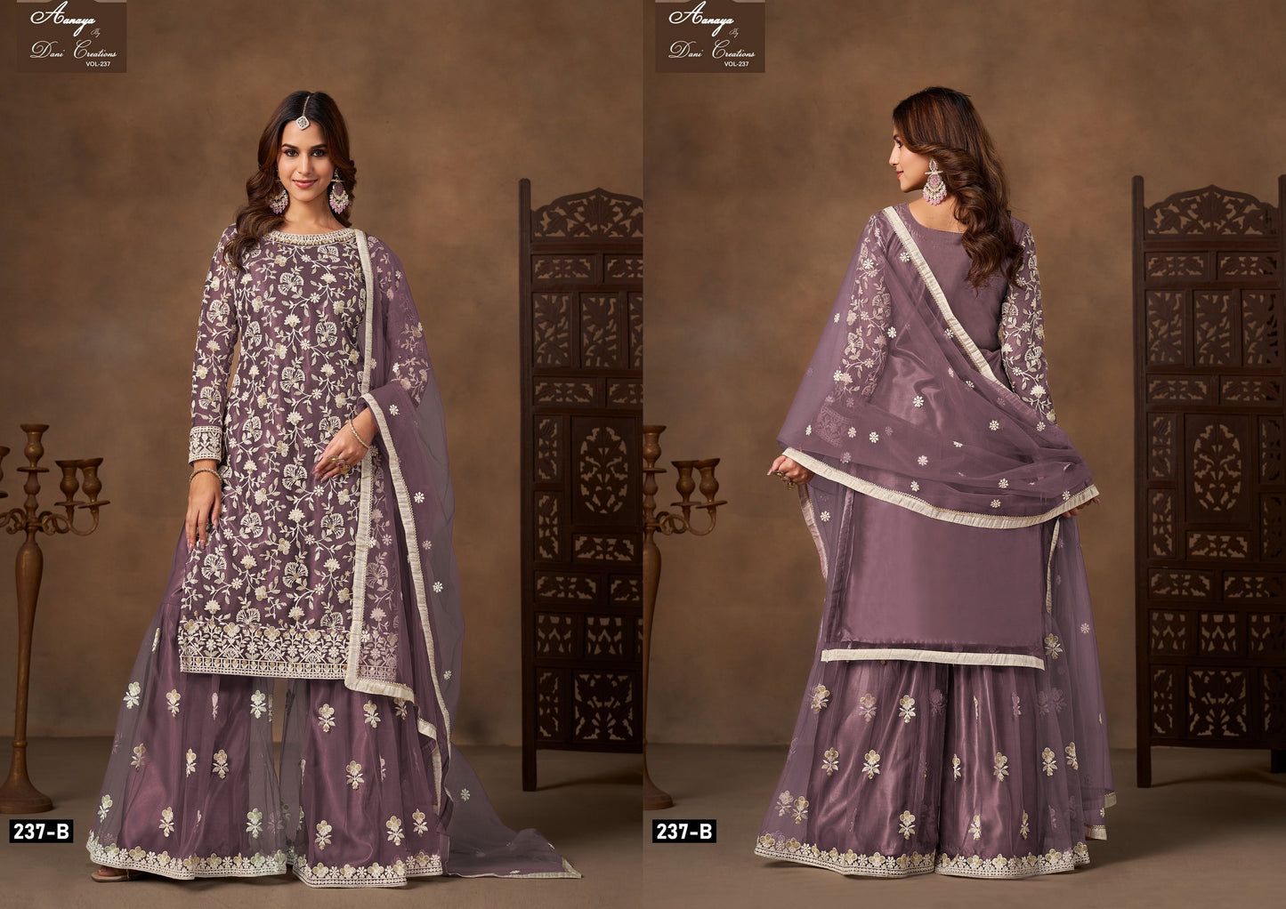 Aanaya Vol 237B Dani Creation Net Pakistani Salwar Suits