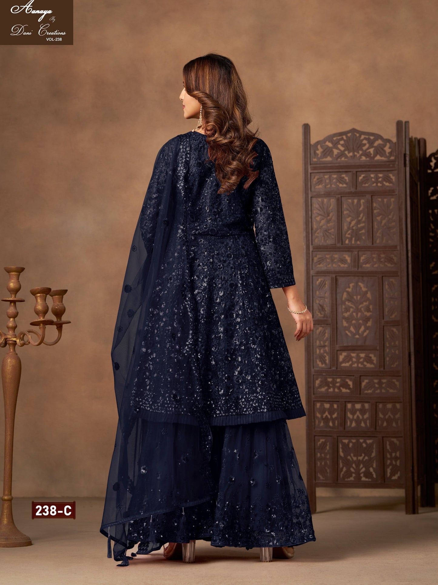 Aanaya Vol 238-C Dani Creation Net Pakistani Salwar Suits