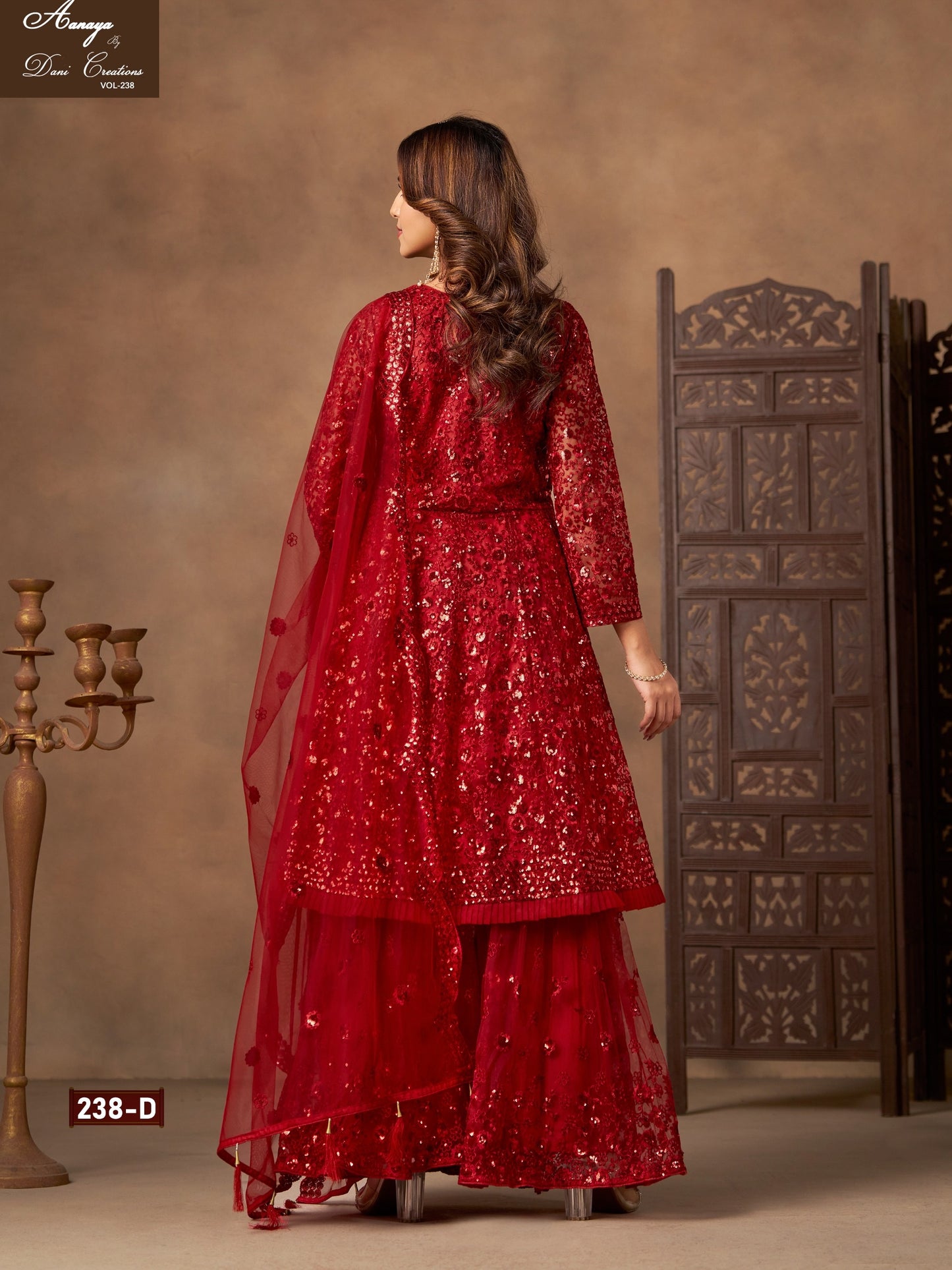 Aanaya Vol 238-D Dani Creation Net Pakistani Salwar Suits