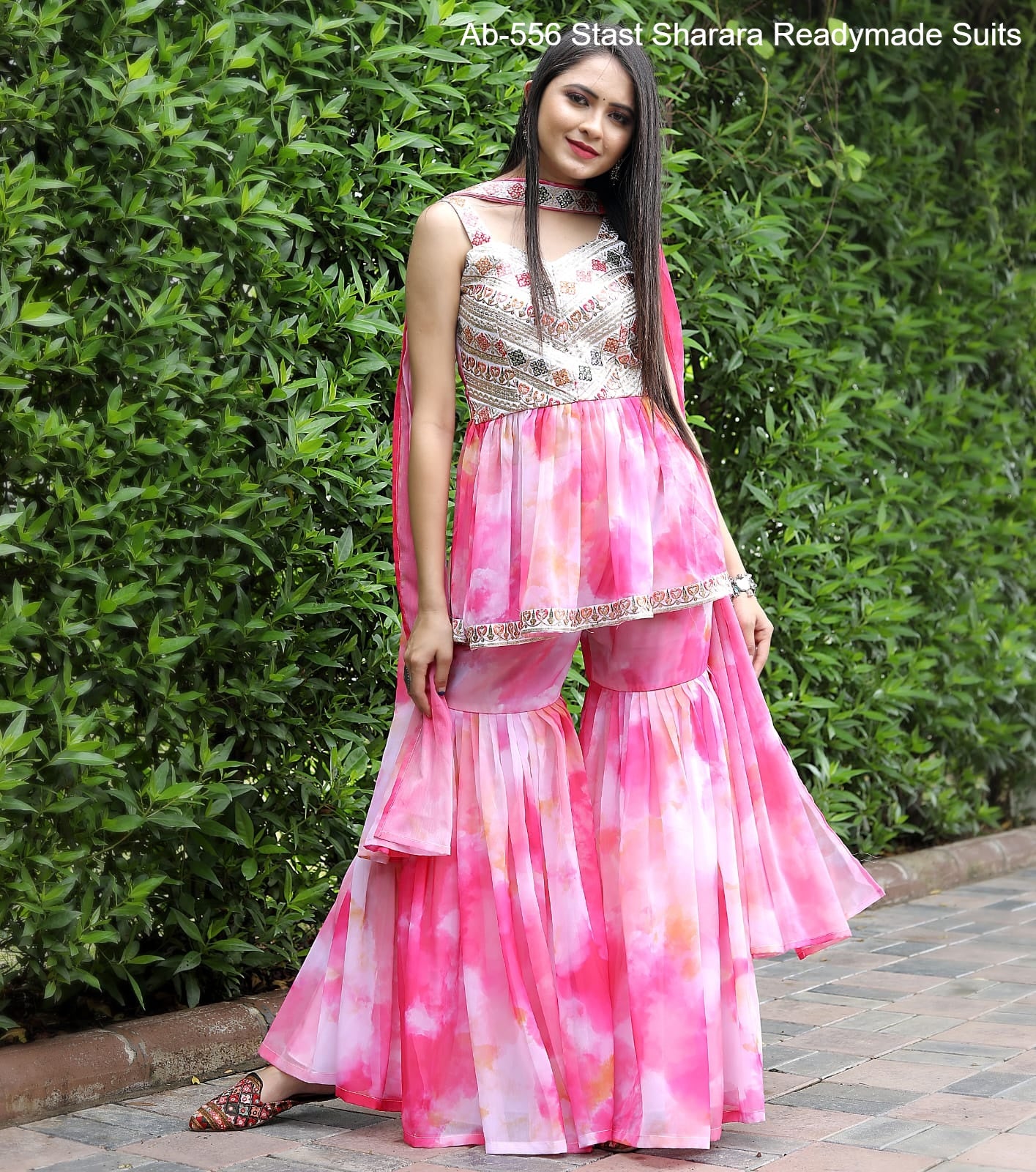 Ab-556 Stast Sharara Readymade Suits