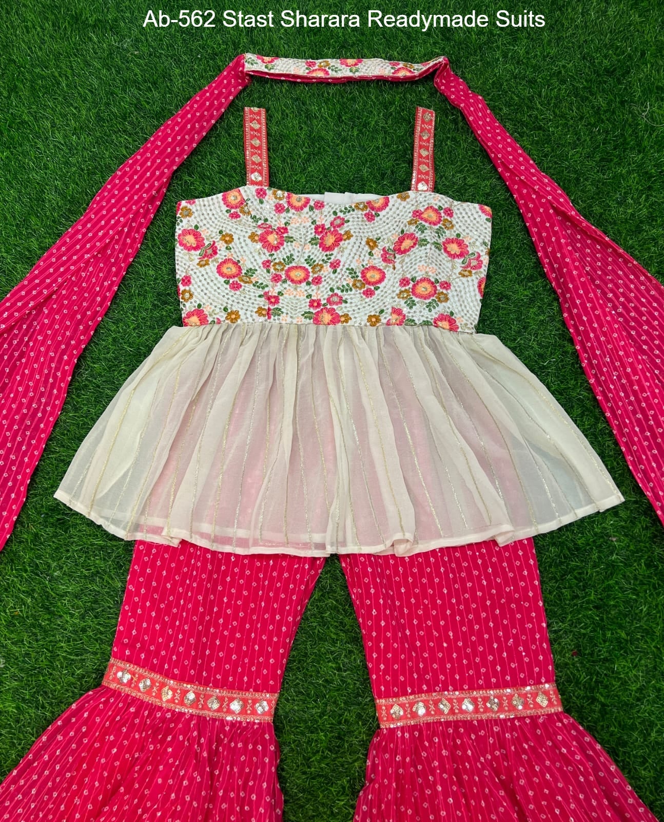 Ab-562 Stast Sharara Readymade Suits