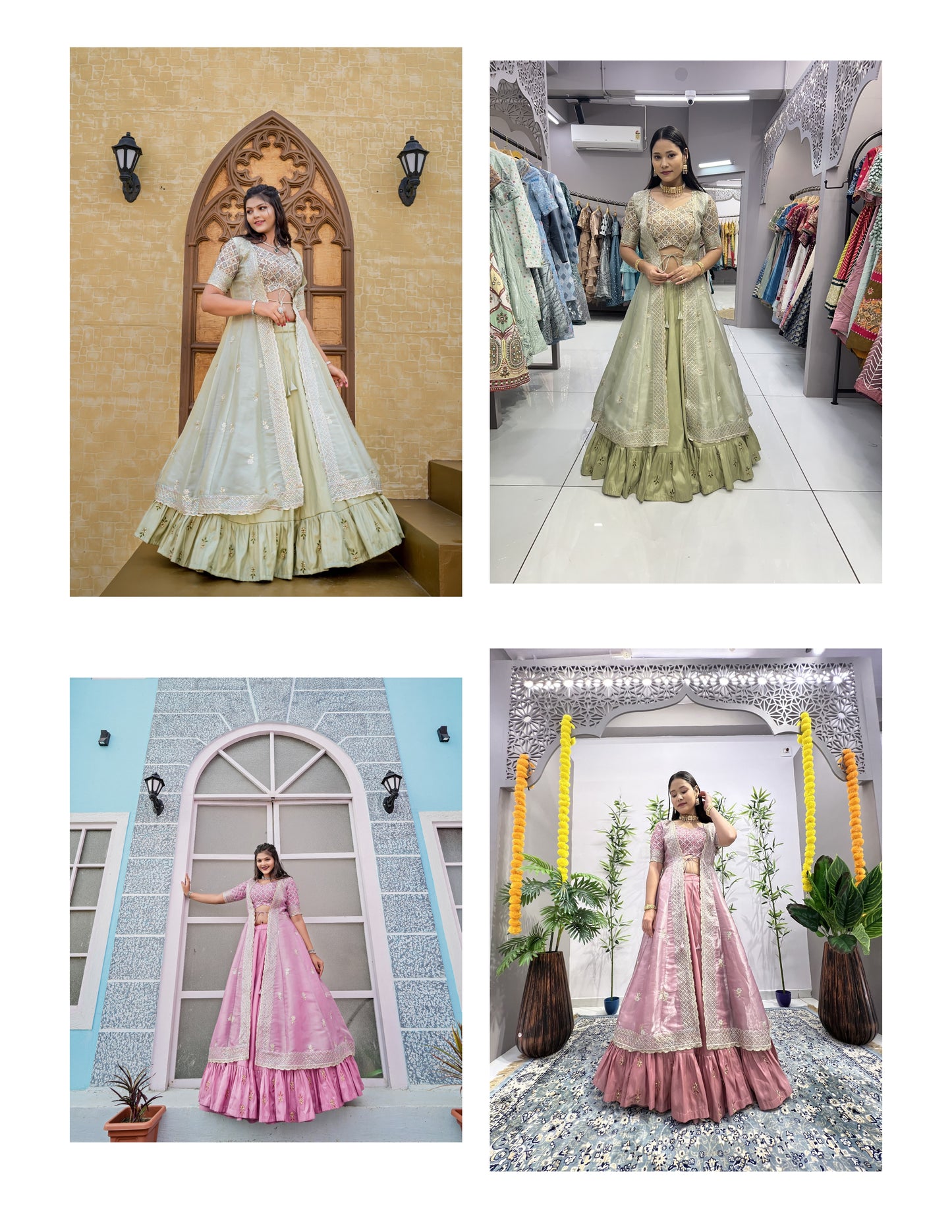 Ab-598 Stast Zoya Silk Koti Lehenga Choli