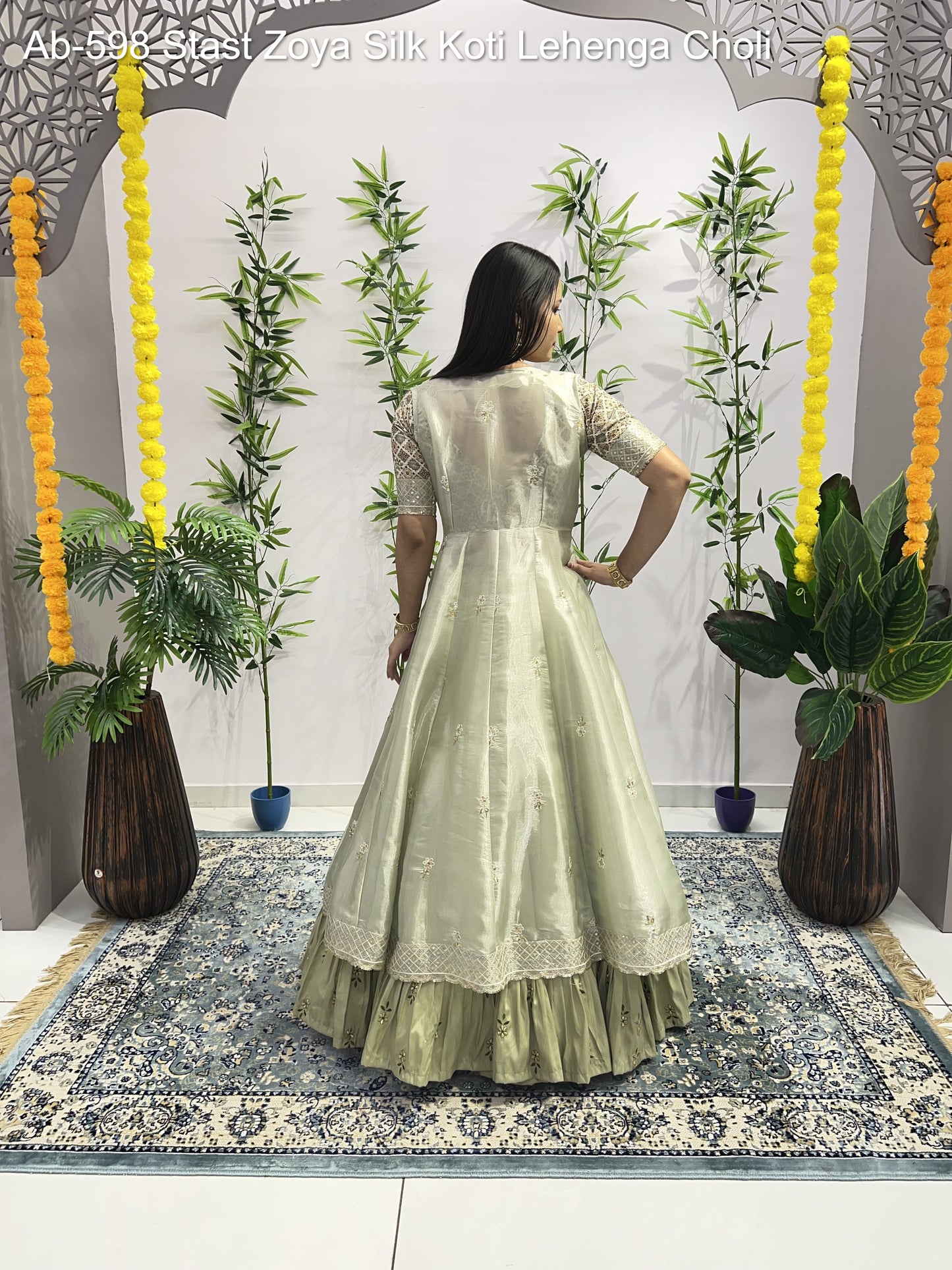 Ab-598 Stast Zoya Silk Koti Lehenga Choli