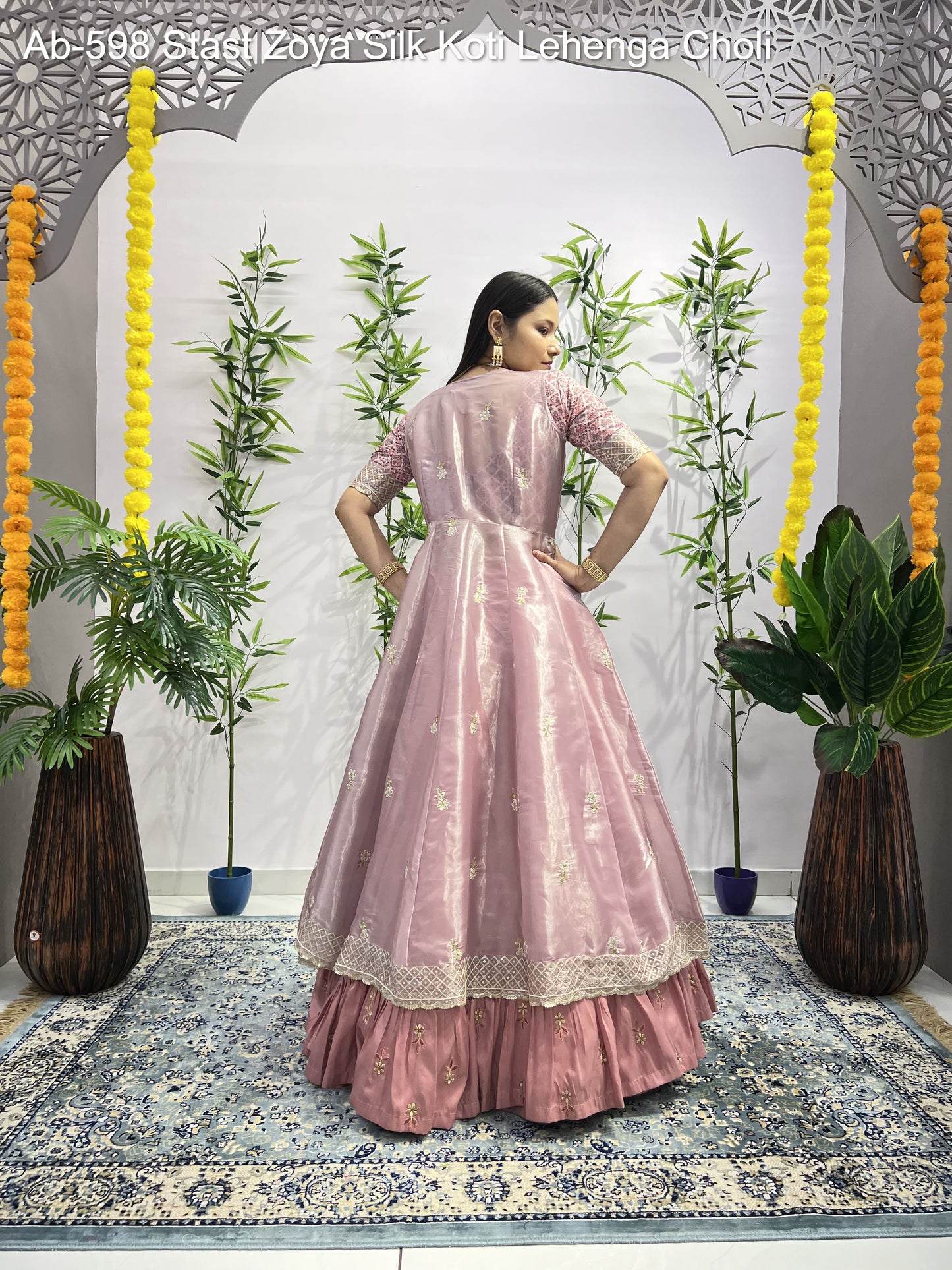 Ab-598 Stast Zoya Silk Koti Lehenga Choli