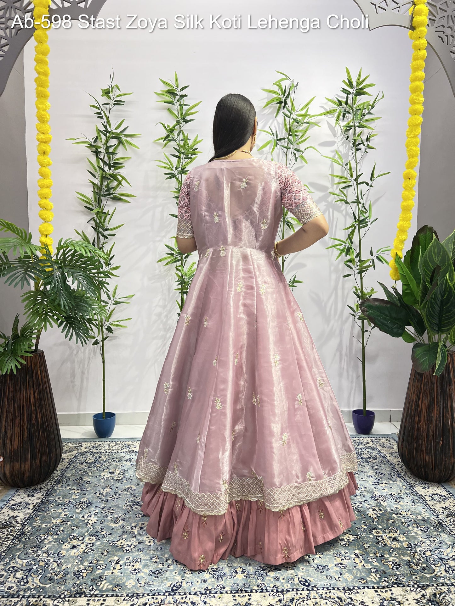 Ab-598 Stast Zoya Silk Koti Lehenga Choli