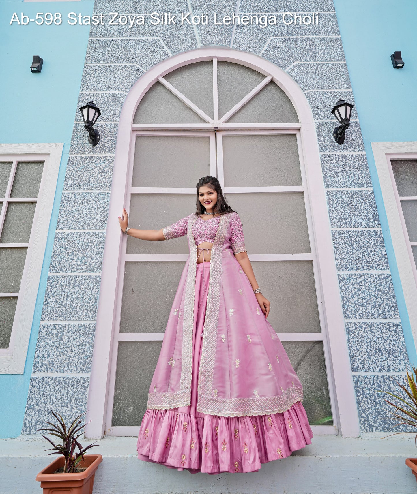 Ab-598 Stast Zoya Silk Koti Lehenga Choli
