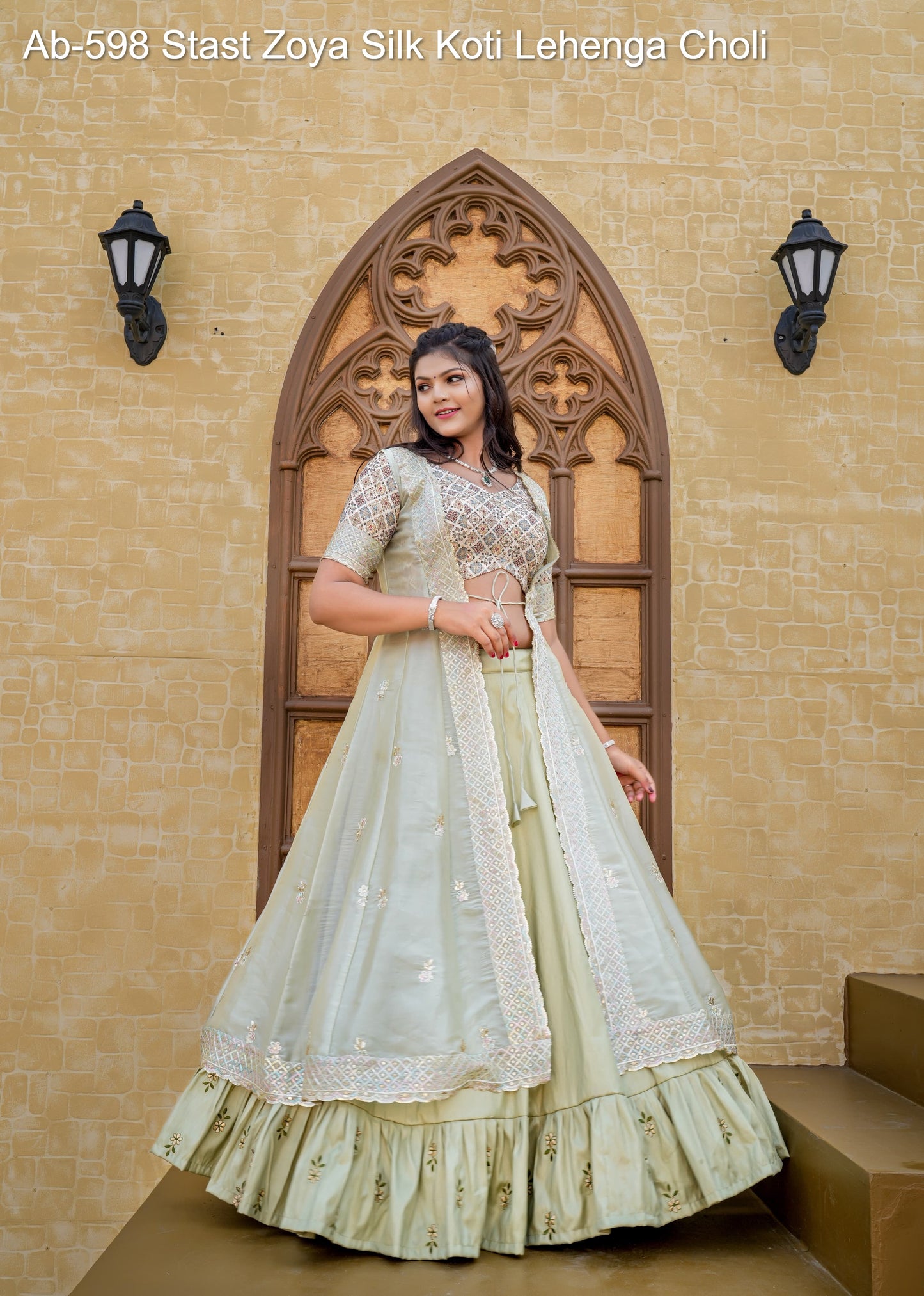 Ab-598 Stast Zoya Silk Koti Lehenga Choli