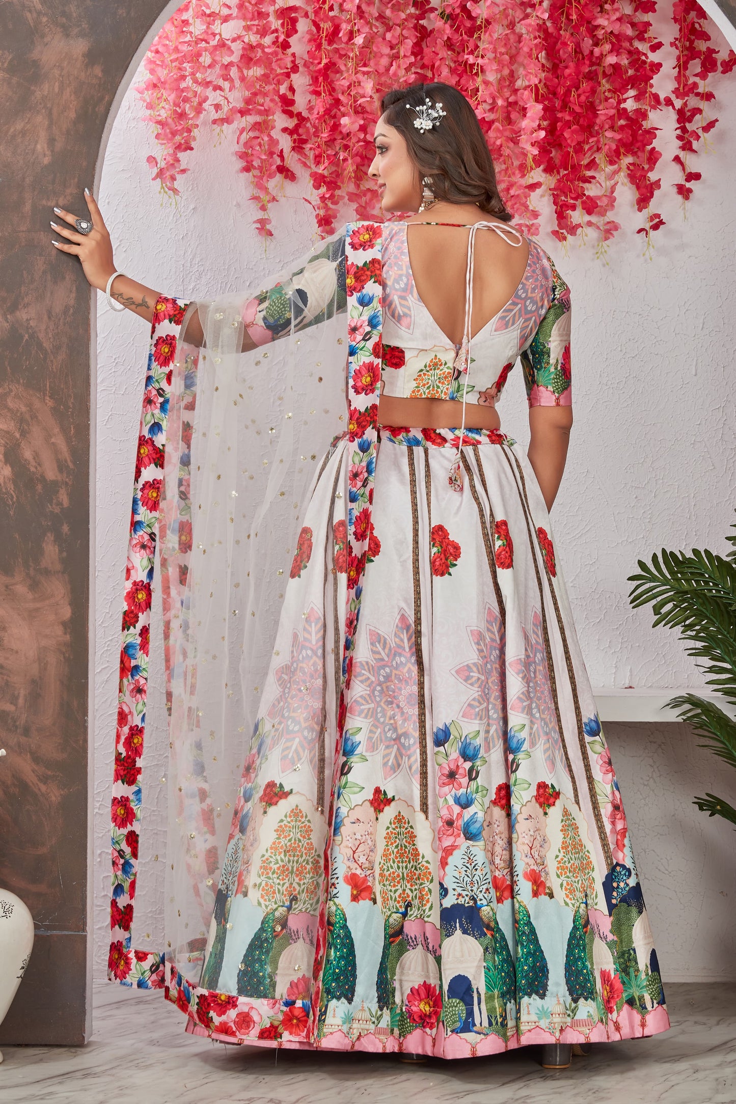 Ab-621 Stast Embroidery Readymade Lehenga Choli