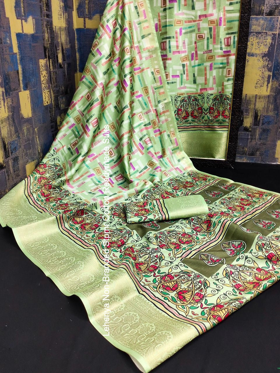 Adrika Colours Non-Branded Stmah Dola Silk Sarees