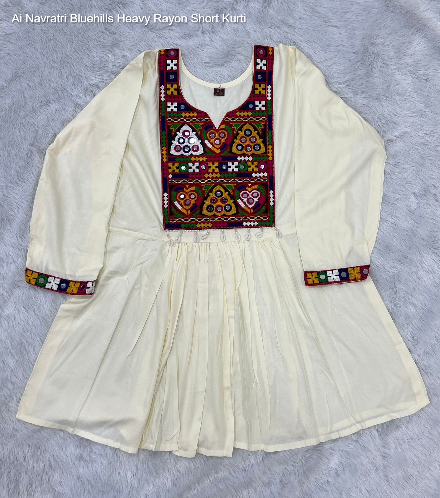 Ai Navratri Bluehills Heavy Rayon Short Kurti